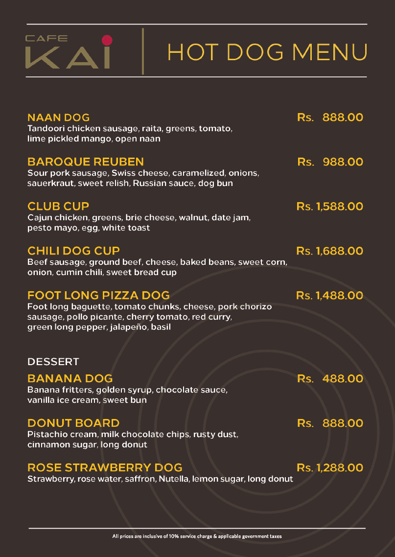 Pizza Happy Hour menu